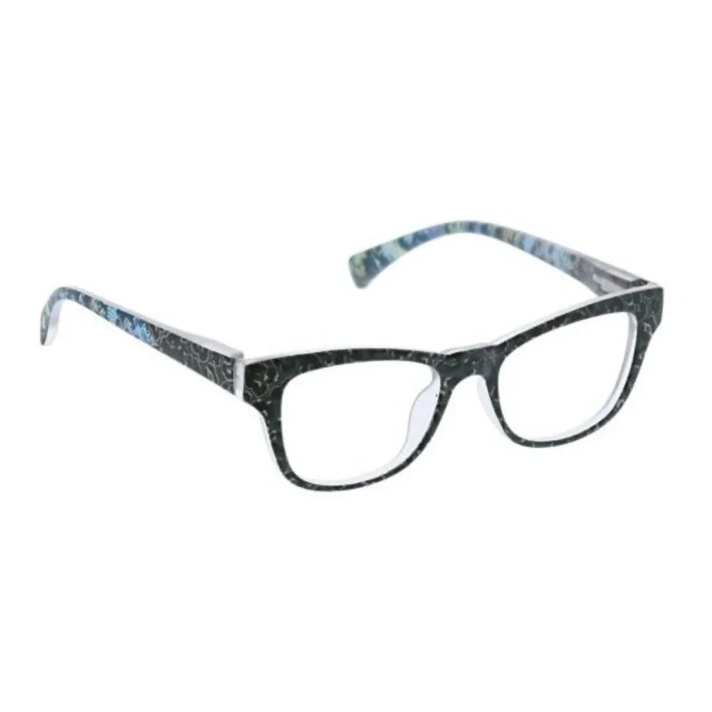 New Green Leopard Peepers BLUE LIGHT FILTERING Reading Glasses +1.50‎